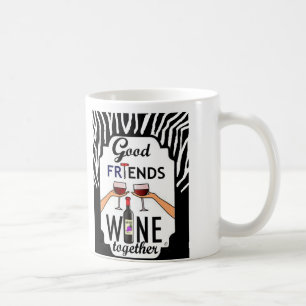 Guter Freund-Wein Kaffeetasse