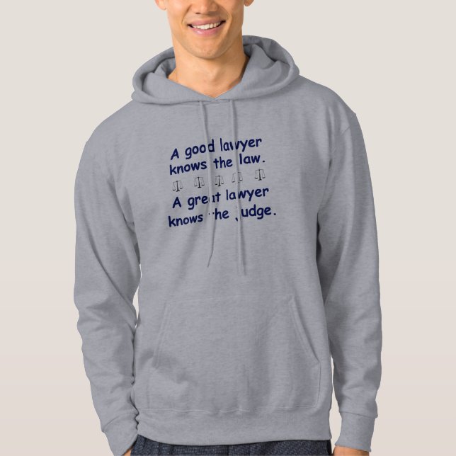 Guter/großer Rechtsanwalt Hoodie (Vorderseite)