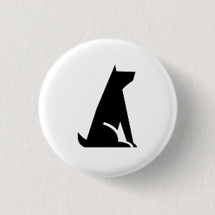 "Guter Hunde" Piktogramm-Knopf Button
