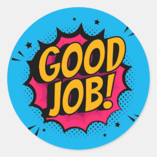 Guter Job Comic Pop Sticker