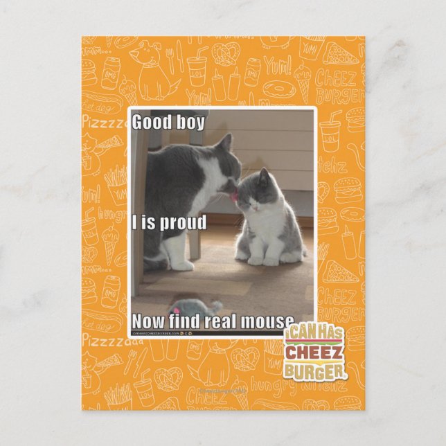 guter Junge Postkarte (Vorderseite)