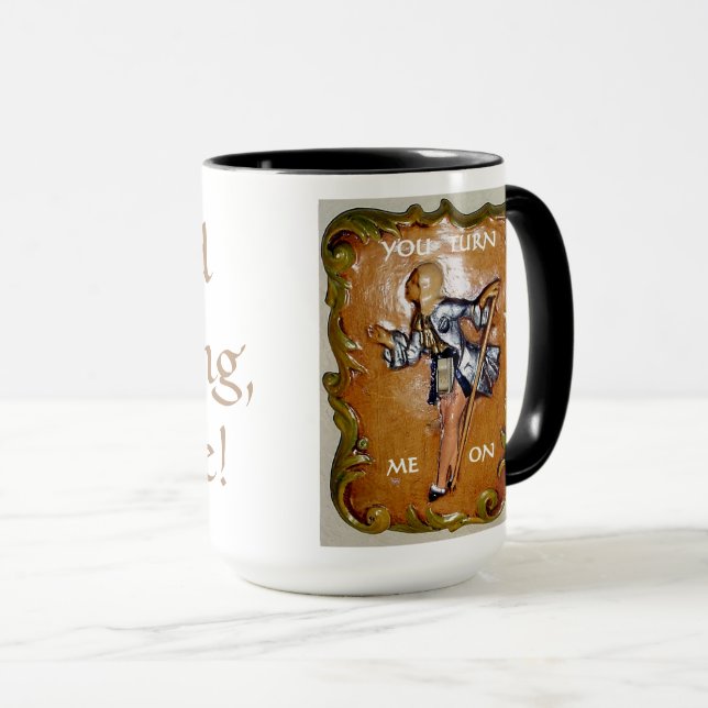 GUTER KAFFEE AM MORGEN... DU SCHALTEST MICH AN! TASSE (VorderseiteRechts)
