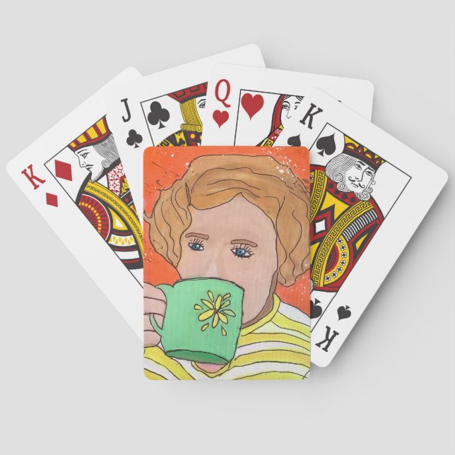 Guter Kaffee Spielkarten (Rückseite)