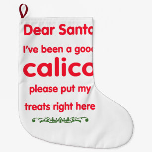 guter Kaliko Großer Weihnachtsstrumpf