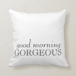 "Guter Morgen herrliches" Kissen