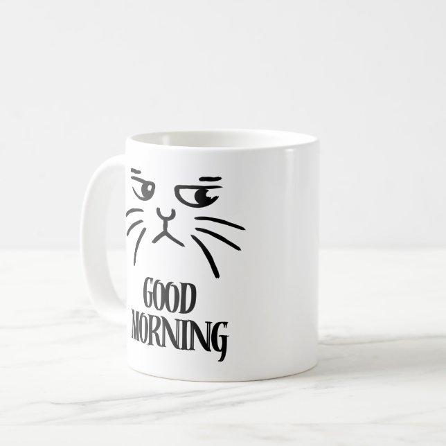 guter Morgen Kaffeetasse (Vorderseite Links)