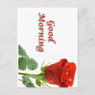 guter Morgen Postkarte