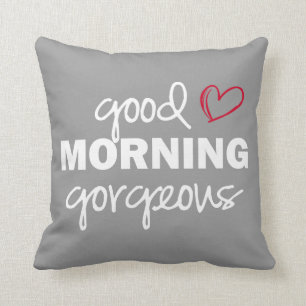 Guter Morgen wunderschönes Kissen