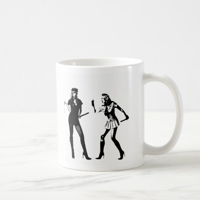 guter Polizist/schlechter Polizist Kaffeetasse (Rechts)
