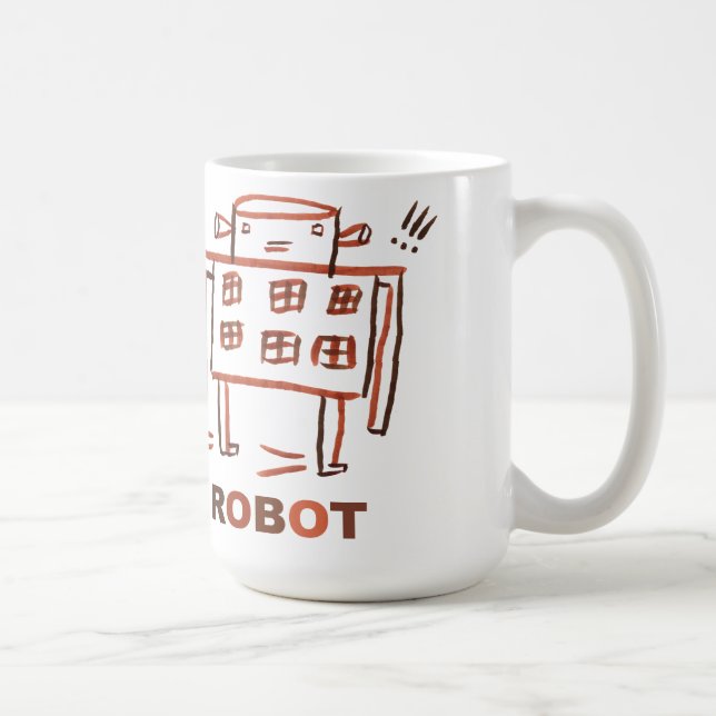 Guter Roboter Kaffeetasse (Rechts)