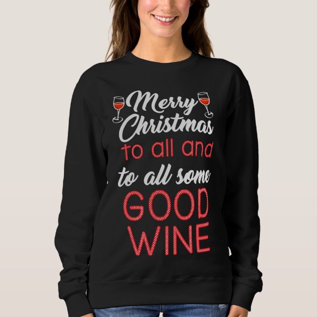 Guter Wein Entspannt Fit Sweatshirt (Vorderseite)