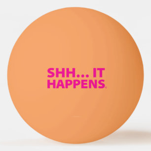 GUTER WELPE Klingeln Pong Ball. SHH… GESCHIEHT E Tischtennisball