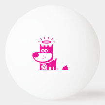 GUTER WELPE Klingeln Pong Ball. SHH… GESCHIEHT ER