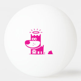 GUTER WELPE Klingeln Pong Ball. SHH… GESCHIEHT ER Tischtennisball