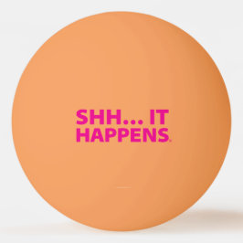 GUTER WELPE Klingeln Pong Ball. SHH… GESCHIEHT ER Tischtennisball