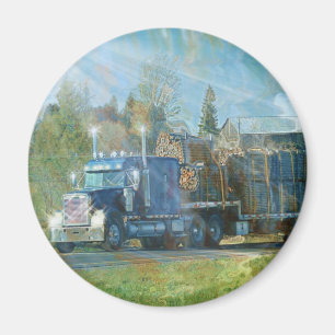 GÜTERKRAFTFAHRZEUGE BIG RIG TRUCKERS Geschenke Magnet