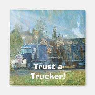 GÜTERKRAFTFAHRZEUGE BIG RIG TRUCKERS Geschenke Magnet
