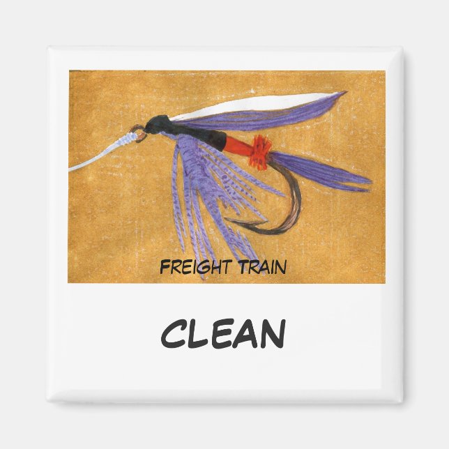 "Güterzug" Dish Washer Status Magnet (Vorne)