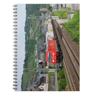 Güterzug in Oberwesel Notizblock