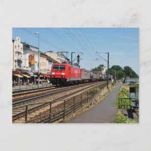 Güterzug in Rüdesheim am Rhein Postkarte