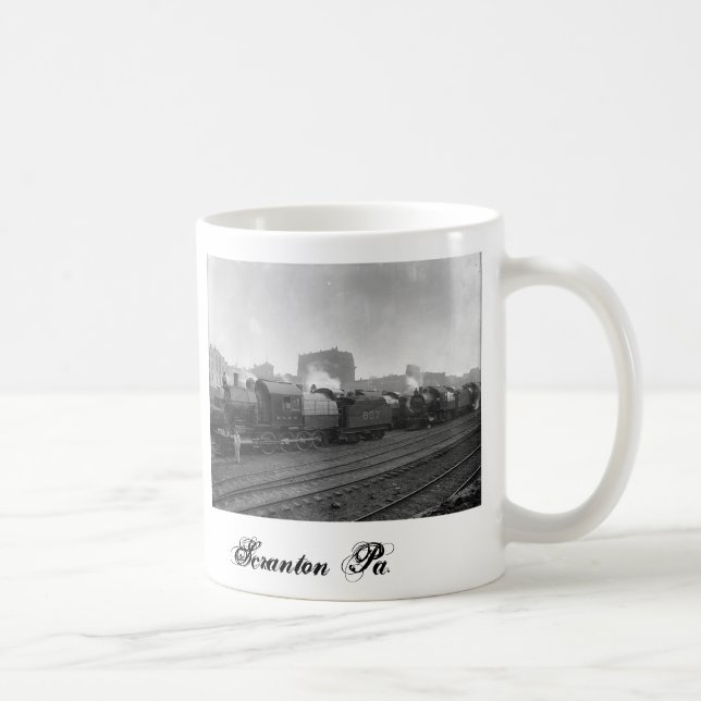 Güterzüge Scranton Scranton PA. Tasse (Rechts)
