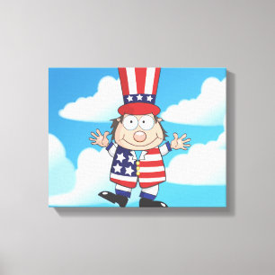 Gutes altes USA Leinwanddruck