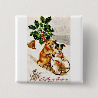 Gutes altes Weihnachten Button