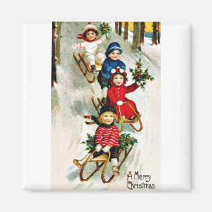 Gutes altes Weihnachten Magnet