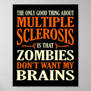 Gutes an Multiple Sklerose Awareness Grap Poster