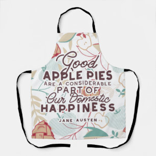 Gutes Apple Pies-Zitat Schürze
