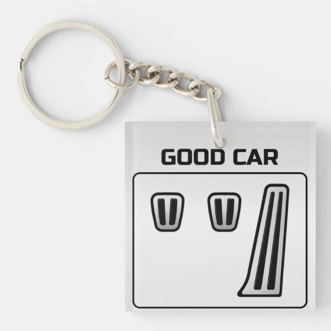 Gutes Auto, schlechtes Auto Schlüsselanhänger (Vorderseite)