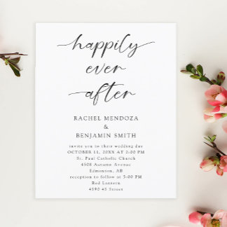 Gutes Budget nach Hochzeit-Minimal-Elegant