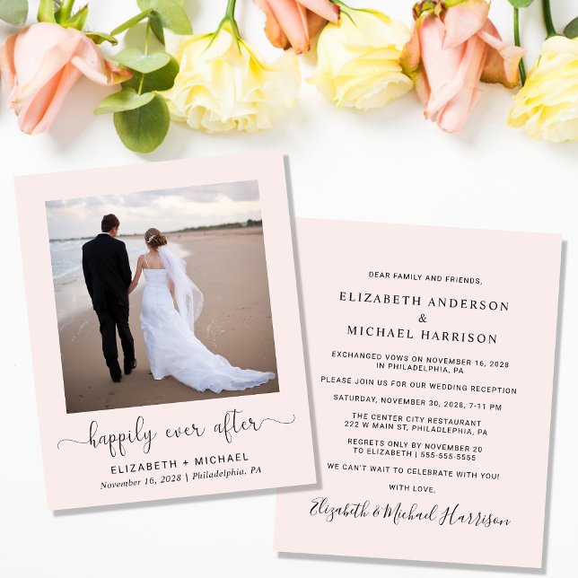 Gutes Budget nach rosa Hochzeitsempfang (Von Creator hochgeladen)