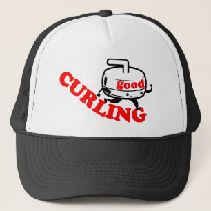 [ GUTES CURLING ] Retro "Stone Guy" Geschenke von  Truckerkappe