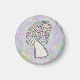 Gutes erwarten Angel Art Magnete Magnet