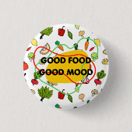 Gutes Essen, Good Moon Abzeichen, Knopf, lustiges Button