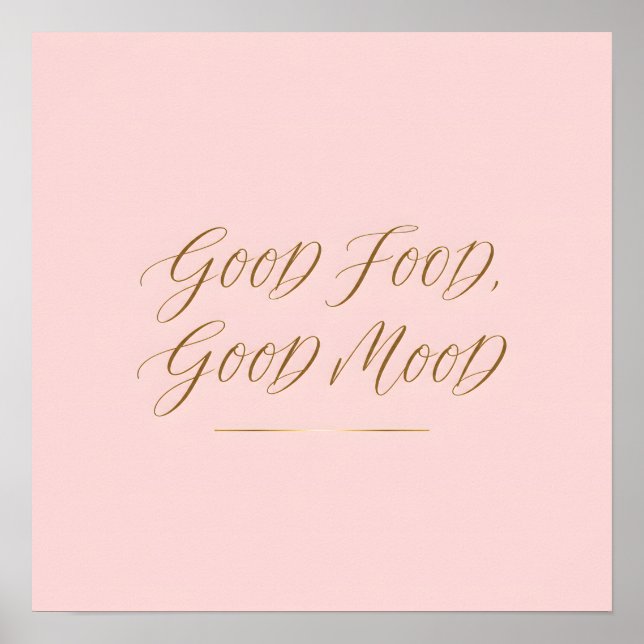Gutes Essen, Gute Laune Poster (Vorne)