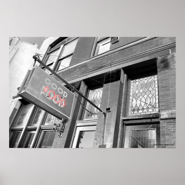 Gutes Essen Poster (Vorne)