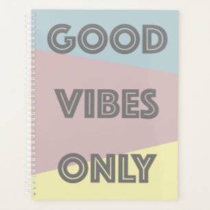 Gutes Farbblockdesign nur für positive Signale Planer