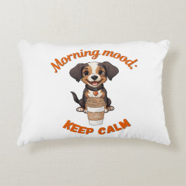 Gutes Fernsehen & Kaffee - Playful Puppy Digital A Dekokissen