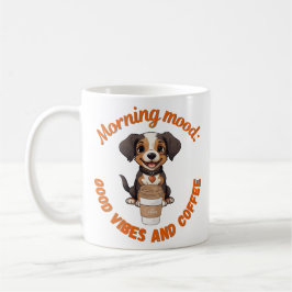 Gutes Fernsehen & Kaffee - Playful Puppy Digital A Kaffeetasse