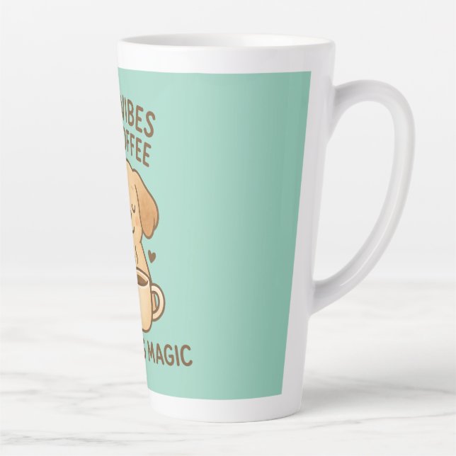 Gutes Fernsehen & Kaffee - Playful Puppy Digital A Milchtasse (Rechts)