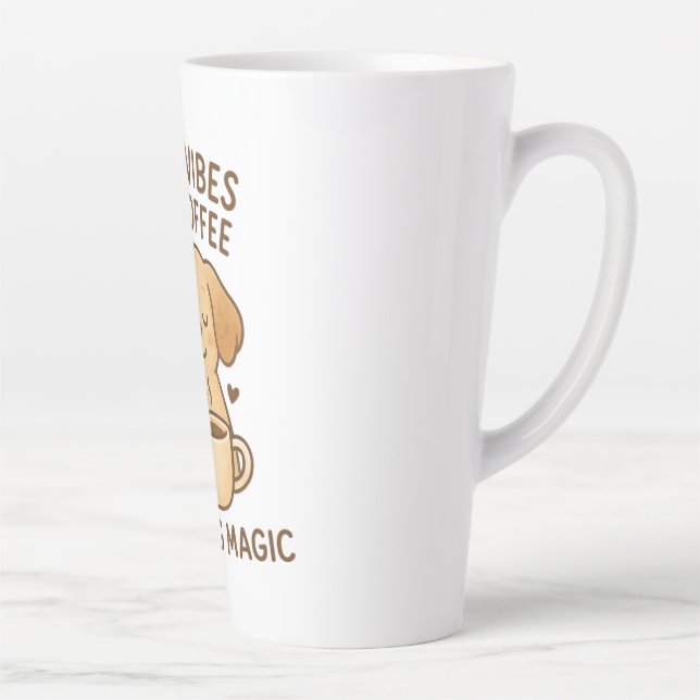 Gutes Fernsehen & Kaffee - Playful Puppy Digital A Milchtasse (Rechts)