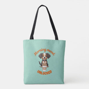 Gutes Fernsehen & Kaffee - Playful Puppy Digital A Tasche