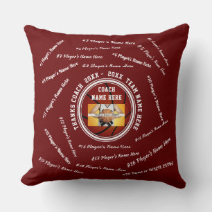 Gutes Geschenk für Basketball-Trainer in Ihren Kissen