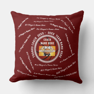 Gutes Geschenk für Basketball-Trainer in Ihren Kissen