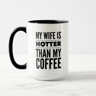 Gutes Geschenk für Ehemann Ehefrau heißer als mein Tasse