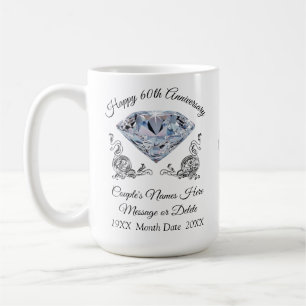 Gutes Glück, 60 Jahre Verheiratetes Geschenk, Per Kaffeetasse