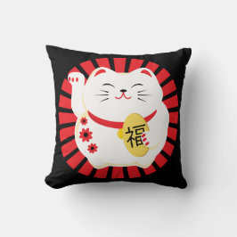 Gutes Glück Cat Kissen