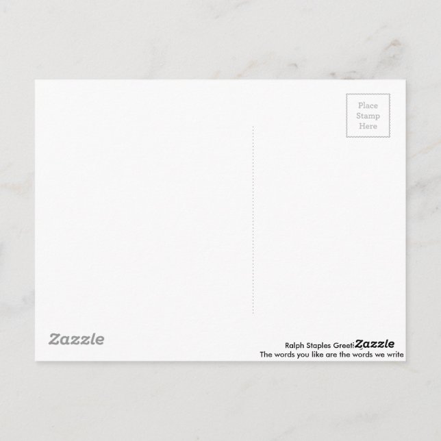 Gutes Herz Postkarte (Rückseite)